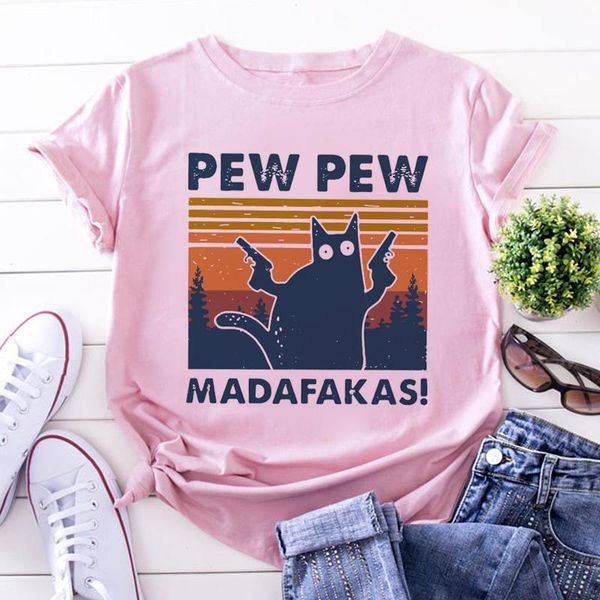 women's t-shirt murderous black cat with gun funny white t shirt pew madafakas print women short sleeve halloween female tshirt
women's t-shirt murderous black cat with gun funny white t shirt pew madafakas print women short sleeve halloween female tshirt