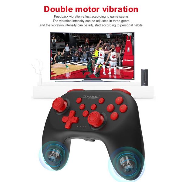 wireless bluetooth controller with vibration, 2 thumbsticks, turbo button gamepad for pc, switch, switch lite game controllers & jo joystick
wireless bluetooth controller with vibration, 2 thumbsticks, turbo button gamepad for pc, switch, switch lite game controllers & jo joystick