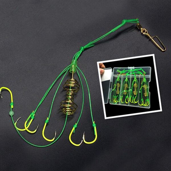4pcs 6in1 6-13# fluorescent explosive fishing hook barbed durable night light glow fishhooks with box hooks saltwater freshwater
4pcs 6in1 6-13# fluorescent explosive fishing hook barbed durable night light glow fishhooks with box hooks saltwater freshwater