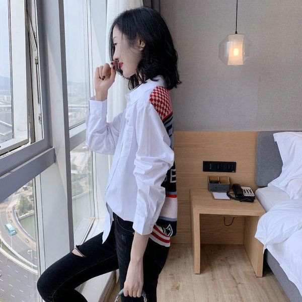 women's blouses & shirts european station autumn 2021 sense minority shirt korean splicing white
women's blouses & shirts european station autumn 2021 sense minority shirt korean splicing white