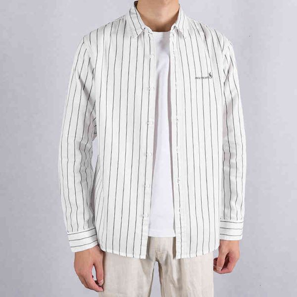 men's t-shirts stripe long-sleeved spring and autumn brand trend white shirts for men casual loose shirt mens comfortable chemise plld, White;black
men's t-shirts stripe long-sleeved spring and autumn brand trend white shirts for men casual loose shirt mens comfortable chemise plld, White;black