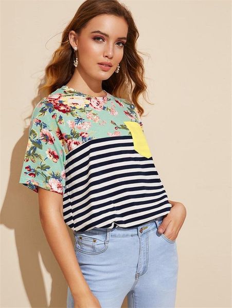 women's t-shirt 2021 european and american fashion style multifunctional striped stitching mother breastfeeding clothes, White
women's t-shirt 2021 european and american fashion style multifunctional striped stitching mother breastfeeding clothes, White