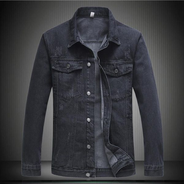 men's jackets very good quality black men denim bomber 2021 single breasted jean outerwear coats 5xl 6xl 7121, Black;brown
men's jackets very good quality black men denim bomber 2021 single breasted jean outerwear coats 5xl 6xl 7121, Black;brown