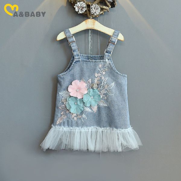 2-7y summer lace flower children kid girls denim dress sleeveless overalls cute child costumes clothing 210515, Red;yellow
2-7y summer lace flower children kid girls denim dress sleeveless overalls cute child costumes clothing 210515, Red;yellow