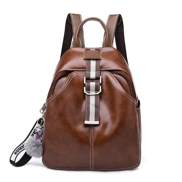 backpack retro women's 2021 style fashion korean-style pu simple versatile bag street large-capacity backpac
backpack retro women's 2021 style fashion korean-style pu simple versatile bag street large-capacity backpac