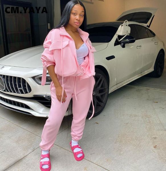 women's tracksuits cm.yaya sport sweatsuit women set zipper pocket splicing sweatshirt jogger pants active tracksuit two piece fitness, Gray
women's tracksuits cm.yaya sport sweatsuit women set zipper pocket splicing sweatshirt jogger pants active tracksuit two piece fitness, Gray