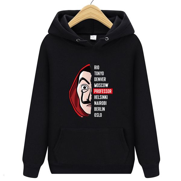 men's hoodies & sweatshirts money heist harajuku sweatshirt men/women la casa de papel hip hop hoodie fashion house of paper tees femal, Black
men's hoodies & sweatshirts money heist harajuku sweatshirt men/women la casa de papel hip hop hoodie fashion house of paper tees femal, Black