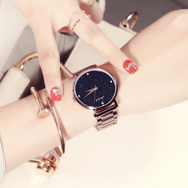wristwatches fashion watch with diamonds dream starry surface table women, Slivery;brown
wristwatches fashion watch with diamonds dream starry surface table women, Slivery;brown