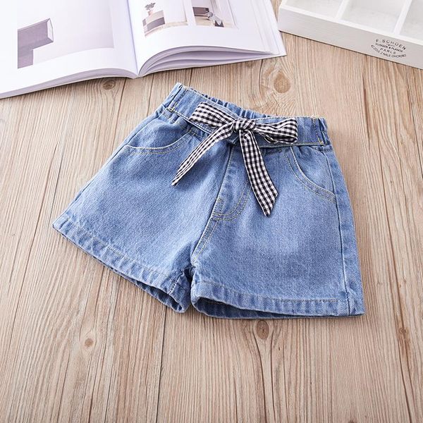 girls korean version of solid color lace-up denim shorts, children's all-match casual pants, baby pants shorts, Black
girls korean version of solid color lace-up denim shorts, children's all-match casual pants, baby pants shorts, Black