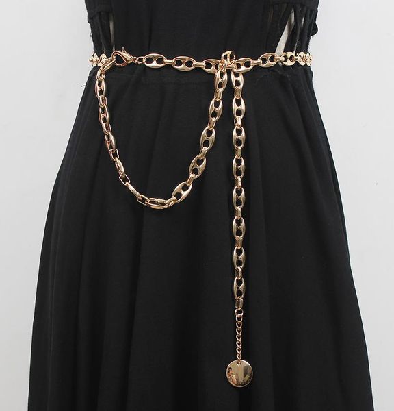 belts women waist chain belt spring summer 2021 designer metal gold color long dress shirts skirt fashion, Black;brown
belts women waist chain belt spring summer 2021 designer metal gold color long dress shirts skirt fashion, Black;brown