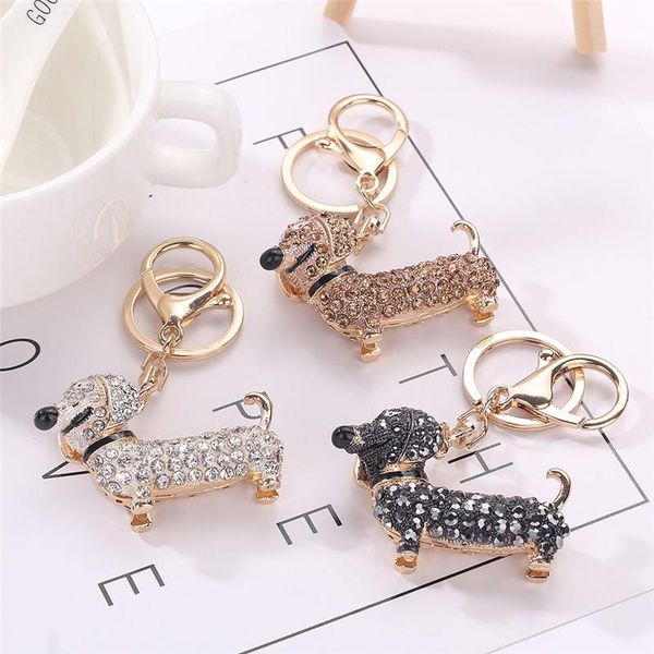keychains crystal dachshund dog animal keychain alloy rhinestone bag car pendant women keyring fashion jewelry gifts 2021, Silver
keychains crystal dachshund dog animal keychain alloy rhinestone bag car pendant women keyring fashion jewelry gifts 2021, Silver