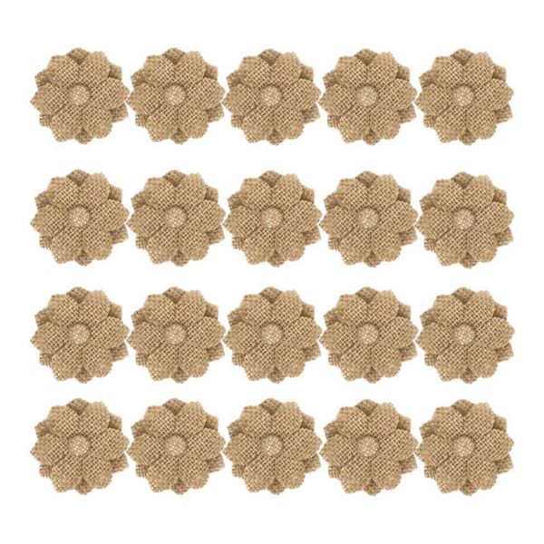 decorative flowers & wreaths 20pcs handmade jute burlap hessian diy craft supplies vintage rustic wedding decoration centerpieces
decorative flowers & wreaths 20pcs handmade jute burlap hessian diy craft supplies vintage rustic wedding decoration centerpieces