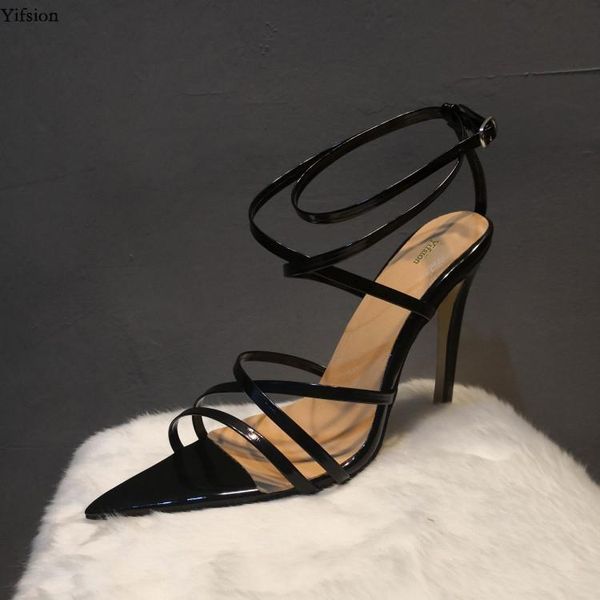 olomm women gladiator sandals ankle strap high heels pointed toe black party shoes us plus size 4-15
olomm women gladiator sandals ankle strap high heels pointed toe black party shoes us plus size 4-15