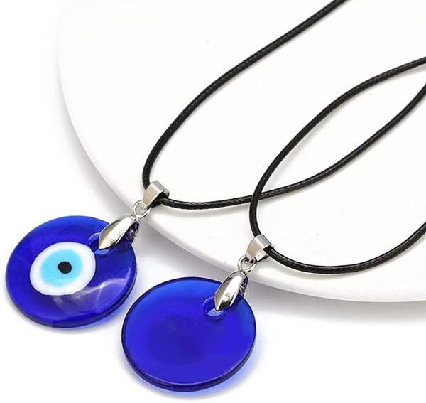 pendant necklaces 2pcs evil eye necklace glass leather rope chain turkish protact lucky black for women men, Silver
pendant necklaces 2pcs evil eye necklace glass leather rope chain turkish protact lucky black for women men, Silver