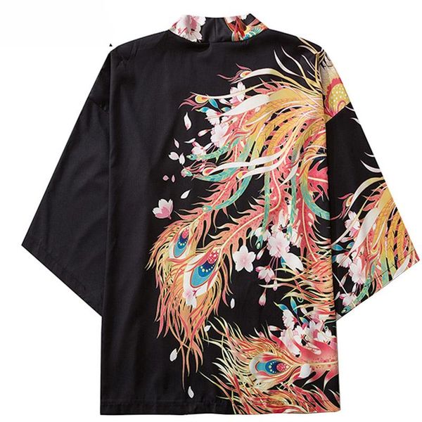 japanese kimono jacket colorful phoenix print harajuku 2021 hip hop men japan streetwear summer thin clothes loose men's jackets, Black;brown
japanese kimono jacket colorful phoenix print harajuku 2021 hip hop men japan streetwear summer thin clothes loose men's jackets, Black;brown