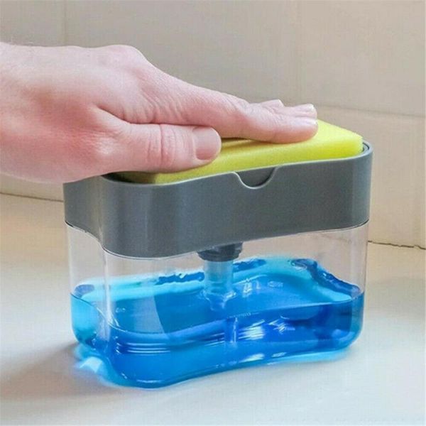 2-in-1 soap pump dispenser sponge caddy manual press liquid with washing for kitchen cleaner tool
2-in-1 soap pump dispenser sponge caddy manual press liquid with washing for kitchen cleaner tool