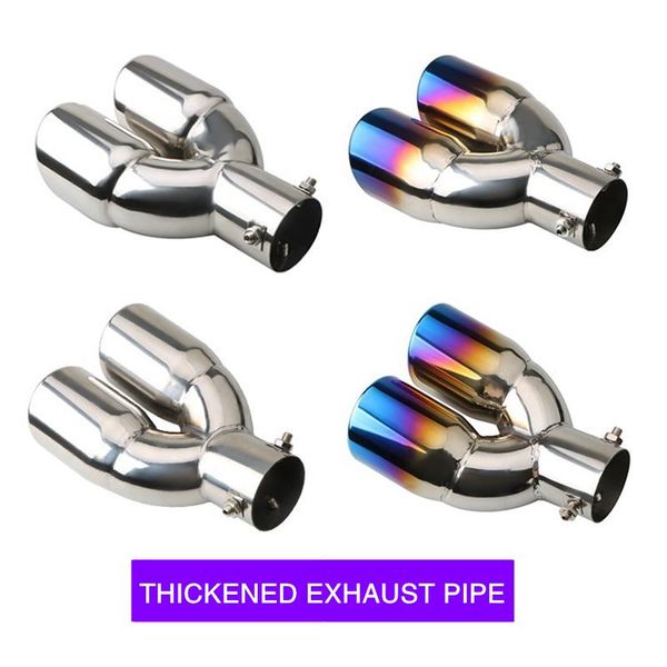 manifold & parts car styling mufflers exhaust tail throat pipe tip universal stainless steel multi-size dual outlet auto muffler headers
manifold & parts car styling mufflers exhaust tail throat pipe tip universal stainless steel multi-size dual outlet auto muffler headers