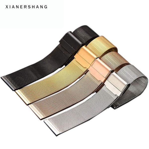 watch bands universal milanese strap men women watchbands stainless steel band 10mm 12mm 14mm 16mm 18mm 20mm 22mm 24mm belt, Black;brown
watch bands universal milanese strap men women watchbands stainless steel band 10mm 12mm 14mm 16mm 18mm 20mm 22mm 24mm belt, Black;brown