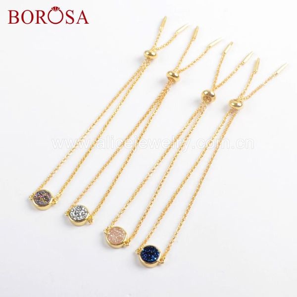 link, chain borosa 8pcs round titanium rainbow druzy bracelets mix colors tiny accessories charm bracelet zg0367, Black
link, chain borosa 8pcs round titanium rainbow druzy bracelets mix colors tiny accessories charm bracelet zg0367, Black