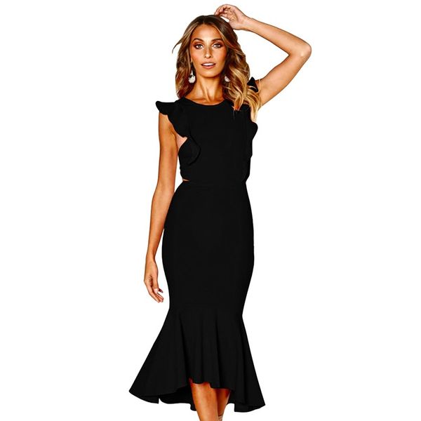 women's wear european and american splicing long fishtail skirt dress summer, Black;gray
women's wear european and american splicing long fishtail skirt dress summer, Black;gray