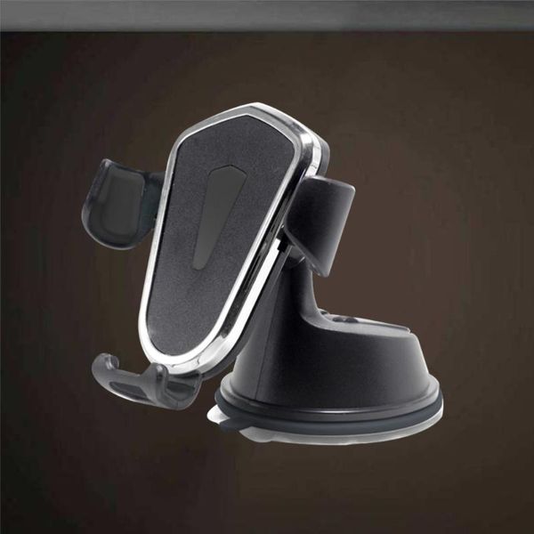cell phone mounts & holders mobile bracket automotive air conditioning outlet car navigation gravity sensing (black)
