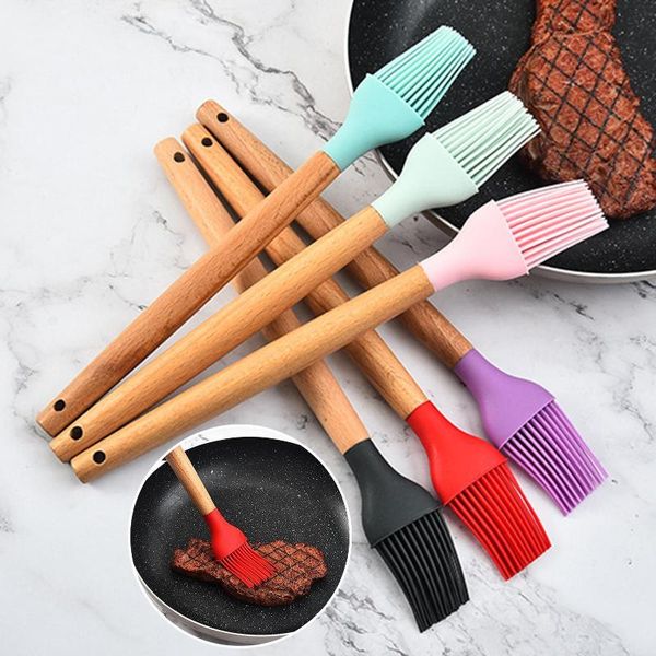 tools & accessories silicone wood long handle sauce oil brush bbq cake butter pastry diy kitchen cooking barbeque baking tool
tools & accessories silicone wood long handle sauce oil brush bbq cake butter pastry diy kitchen cooking barbeque baking tool