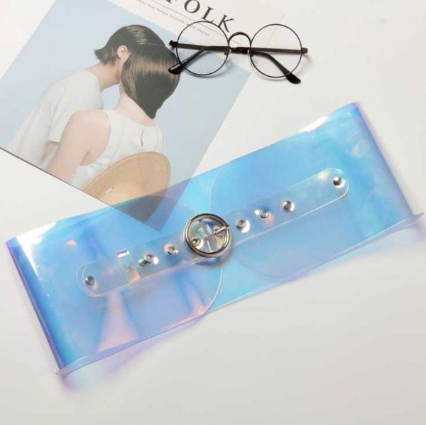 belts summer transparent row pvc wide corset female waistband fashion laser invisible square pin buckle multihole dazzling belt, Black;brown
belts summer transparent row pvc wide corset female waistband fashion laser invisible square pin buckle multihole dazzling belt, Black;brown