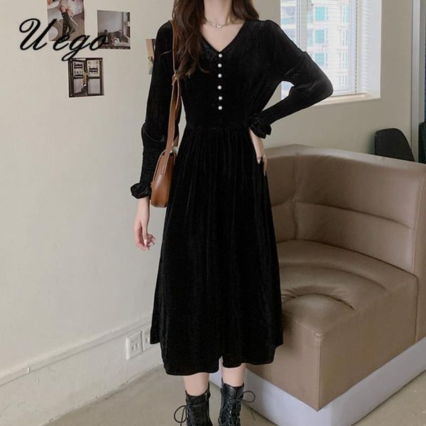 casual dresses french hepburn style velvet black wine red vintage ladies evening party dress v-neck work women autumn winter midi, Black;gray
casual dresses french hepburn style velvet black wine red vintage ladies evening party dress v-neck work women autumn winter midi, Black;gray