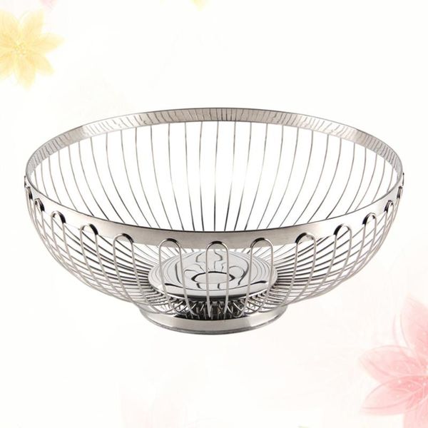 storage baskets kitchen multifunctional fruit basket stainless steel fresh vegetable container hollow-out washing tray holder - size 1
storage baskets kitchen multifunctional fruit basket stainless steel fresh vegetable container hollow-out washing tray holder - size 1