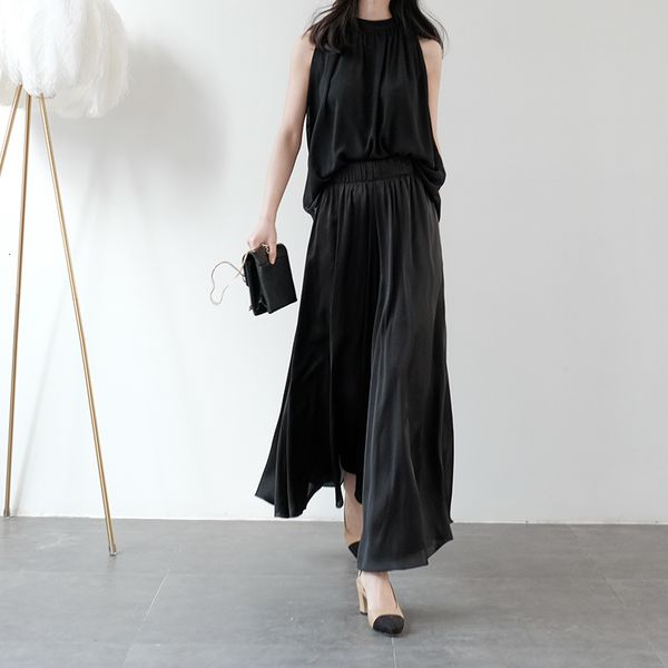 women's pants & capris 2021 summer style plied chiffon pants big size elastic waistband fashion elegant ladies'legs wide, Black;white
women's pants & capris 2021 summer style plied chiffon pants big size elastic waistband fashion elegant ladies'legs wide, Black;white