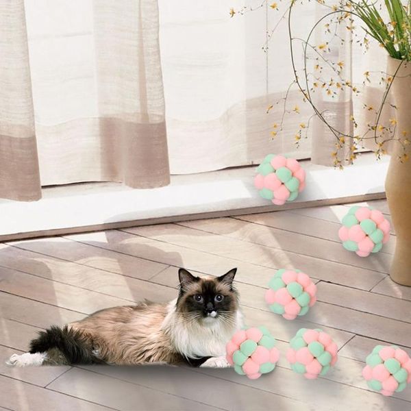 cat toys 6pcs pet toy hand made plush bells bouncy ball interactive chew gift 2021 arrival
cat toys 6pcs pet toy hand made plush bells bouncy ball interactive chew gift 2021 arrival