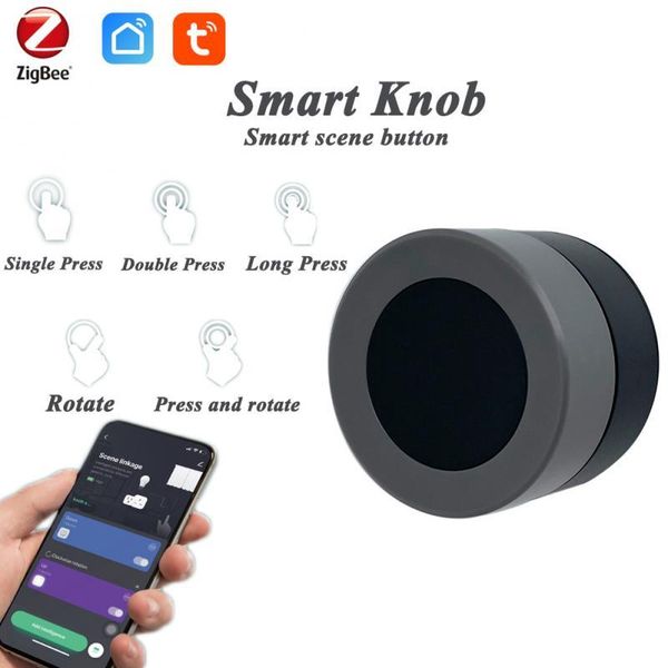 smart home control tuya zigbee knob wireless scene switch button controller battery powered automation scenario devices
smart home control tuya zigbee knob wireless scene switch button controller battery powered automation scenario devices