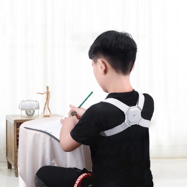 back support adjustable smart posture corrector intelligent brace belt shoulder training correction spine, Black;blue
back support adjustable smart posture corrector intelligent brace belt shoulder training correction spine, Black;blue