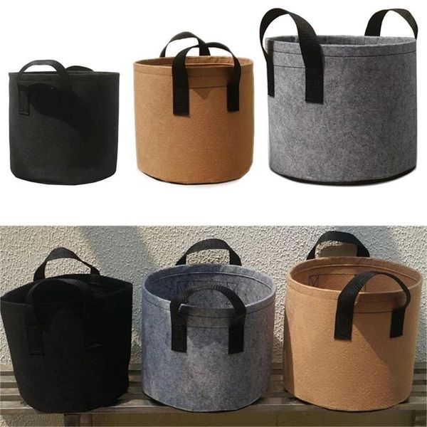 planters & pots 2/3/5/7/10 gallon plant growing bag with handle vegetable flower fabric seed pot eco-friendly ventilate garden tools
planters & pots 2/3/5/7/10 gallon plant growing bag with handle vegetable flower fabric seed pot eco-friendly ventilate garden tools
