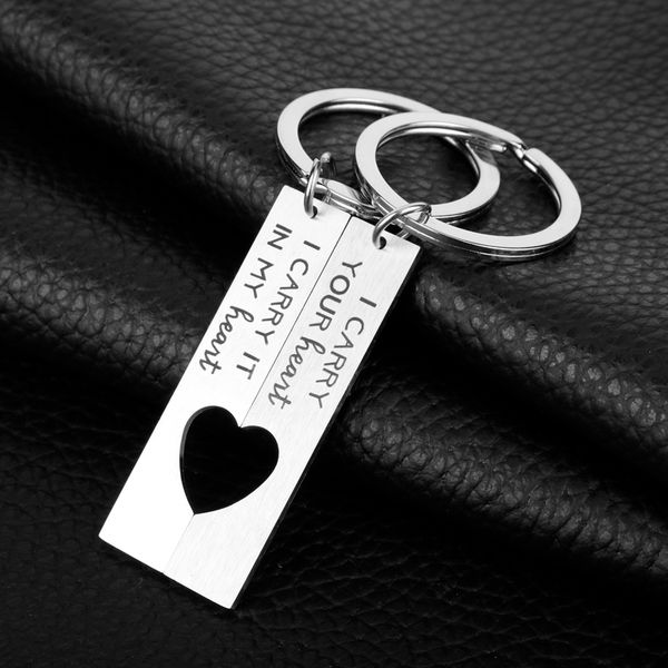 hanchang fashion jewelry keychaini carry your heart i carry it my heartkeyring boyfriend/girlfriend keychain lover friend gift, Silver
hanchang fashion jewelry keychaini carry your heart i carry it my heartkeyring boyfriend/girlfriend keychain lover friend gift, Silver