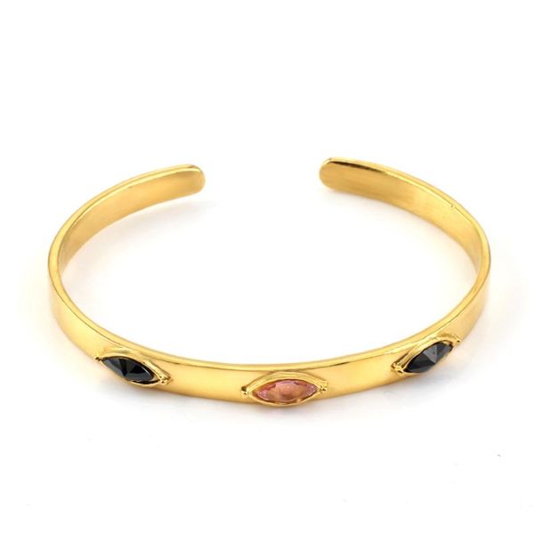 bangle fashion open cuff bracelets&bangles for women gold 316l stainless steel adjustable inlaid crystal bracelet gifts jewelry, Black
bangle fashion open cuff bracelets&bangles for women gold 316l stainless steel adjustable inlaid crystal bracelet gifts jewelry, Black