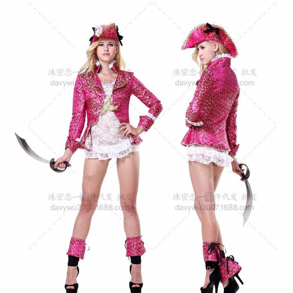 pink one-piece halloween pirate costume stage costume performance costume women's uniform new nightclub ds costume_rw, Black;red
pink one-piece halloween pirate costume stage costume performance costume women's uniform new nightclub ds costume_rw, Black;red