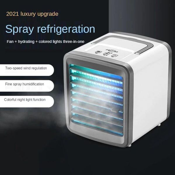 electric fans portable mini air cooler small conditioning fan refrigeration humidification spray office usb charging wj-601
electric fans portable mini air cooler small conditioning fan refrigeration humidification spray office usb charging wj-601