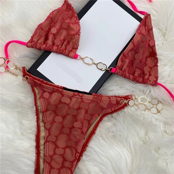 vintage letter pattern bikini metal chain swimwear halter hollow 2 pieces swimsuit ladies party swimming suits
vintage letter pattern bikini metal chain swimwear halter hollow 2 pieces swimsuit ladies party swimming suits