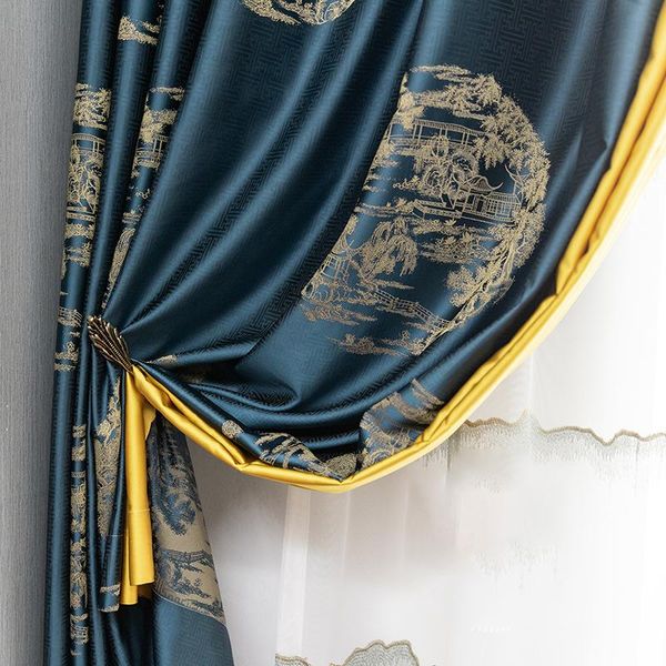 curtain & drapes custom high-precision stitching high-end curtains for living room bedroom study modern chinese jacquard blackout tulle
curtain & drapes custom high-precision stitching high-end curtains for living room bedroom study modern chinese jacquard blackout tulle