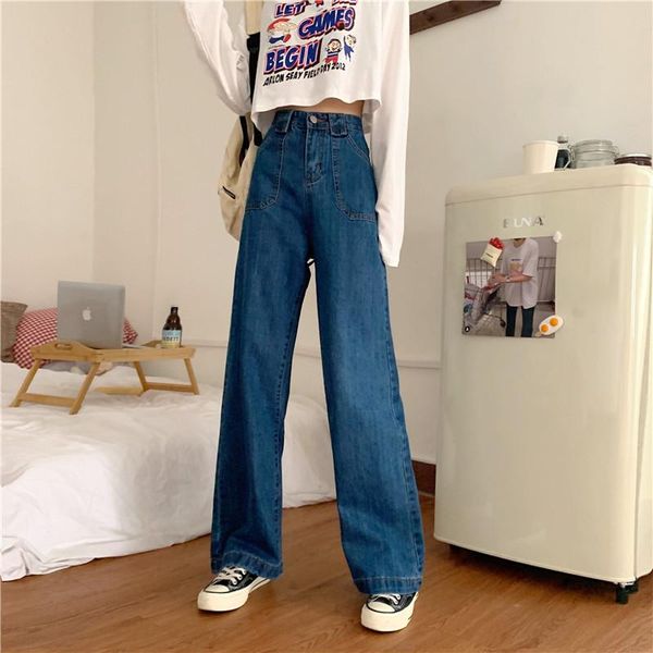 women's jeans vintage for women high waist straight loose jean casual streetwear trousers boyfriend denim trouser wide leg pant 58, Blue
women's jeans vintage for women high waist straight loose jean casual streetwear trousers boyfriend denim trouser wide leg pant 58, Blue