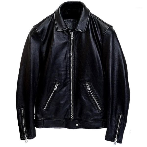 men's leather & faux 2021 black men smart casual jacket large size xxxxl genuine sheepskin autumn slim fit fashion coat
men's leather & faux 2021 black men smart casual jacket large size xxxxl genuine sheepskin autumn slim fit fashion coat