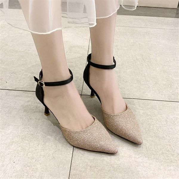 dress shoes 2021 sell women high heel ol plus size female ankle strap heels zapatos de mujer con tacon, Black
dress shoes 2021 sell women high heel ol plus size female ankle strap heels zapatos de mujer con tacon, Black
