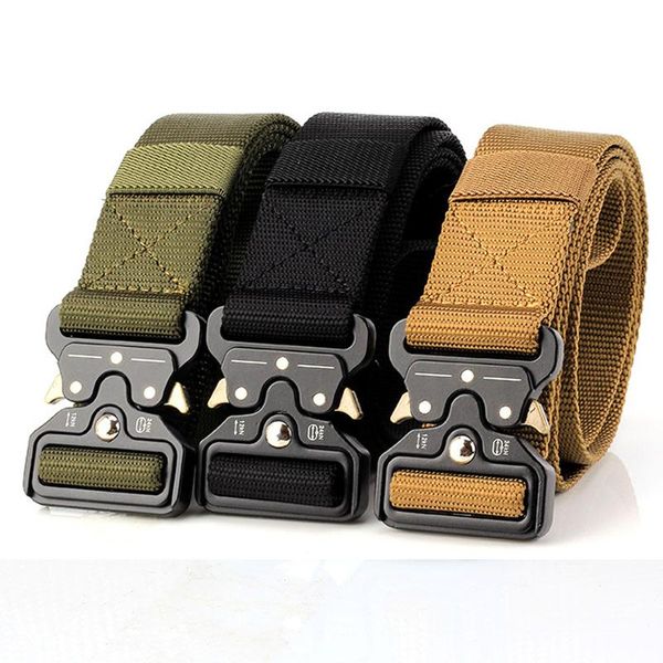 waist support training men nylon tactical belt metal buckle canvas belts outdoor army for trousers black military, Black;gray
waist support training men nylon tactical belt metal buckle canvas belts outdoor army for trousers black military, Black;gray