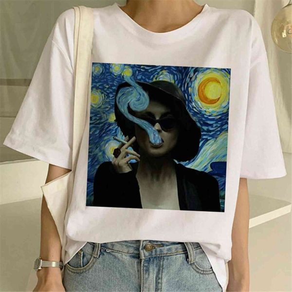 van gogh painting ulzzang women funny streetwear casual harajuku 90s tees kawaii white thirts
van gogh painting ulzzang women funny streetwear casual harajuku 90s tees kawaii white thirts