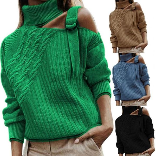 women's sweaters women sweater turtleneck solid color one-shoulder cut out spring for daily wear, White;black
women's sweaters women sweater turtleneck solid color one-shoulder cut out spring for daily wear, White;black