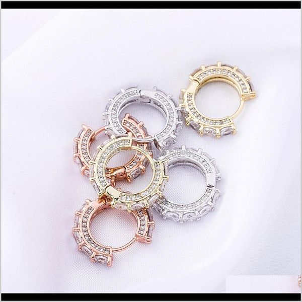 clip-on & screw back earrings drop delivery 2021 bling 18k gold plated fashion hies for women earring jewelry copper diamond ear stueds 1g8, Silver
clip-on & screw back earrings drop delivery 2021 bling 18k gold plated fashion hies for women earring jewelry copper diamond ear stueds 1g8, Silver