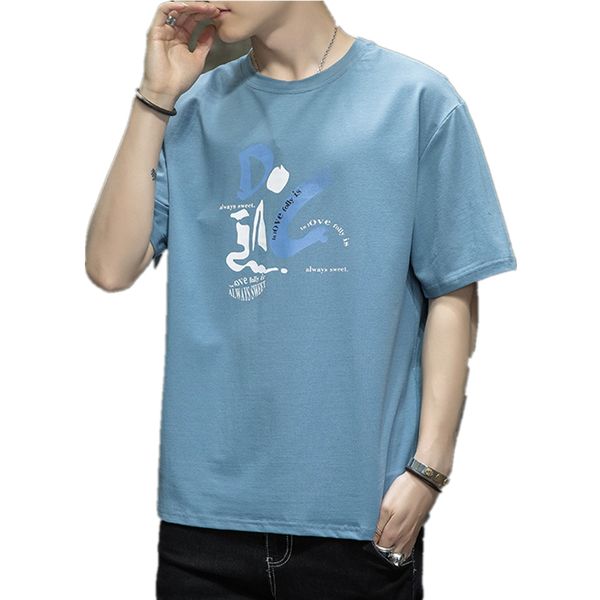 fashion mens t-shirts cotton tee clothing crewneck muscle gym workout athletic shirt, Gray;blue
fashion mens t-shirts cotton tee clothing crewneck muscle gym workout athletic shirt, Gray;blue
