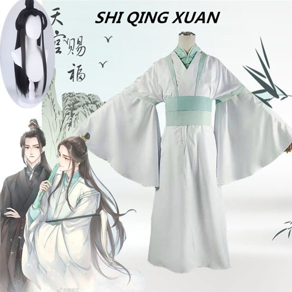 anime costumes shi qingxuan cosplay tian guan ci fu white long cosplay costume+wigs halloween costumes for women men all set, Black
anime costumes shi qingxuan cosplay tian guan ci fu white long cosplay costume+wigs halloween costumes for women men all set, Black