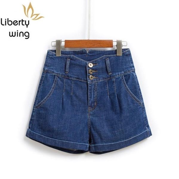 women's jeans women cuffed denim fashions 3 buttons high waist slim fit straight shorts mujer casual preppy pants party short, Blue
women's jeans women cuffed denim fashions 3 buttons high waist slim fit straight shorts mujer casual preppy pants party short, Blue